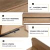 Contemporary 30" Bathroom Cabinet With Soft Close Drawer In Excluding Sink - Imitative Oak - Image 6