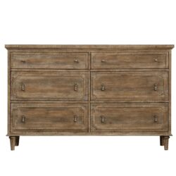 Ludin - 6 Drawer Dresser - Taupe