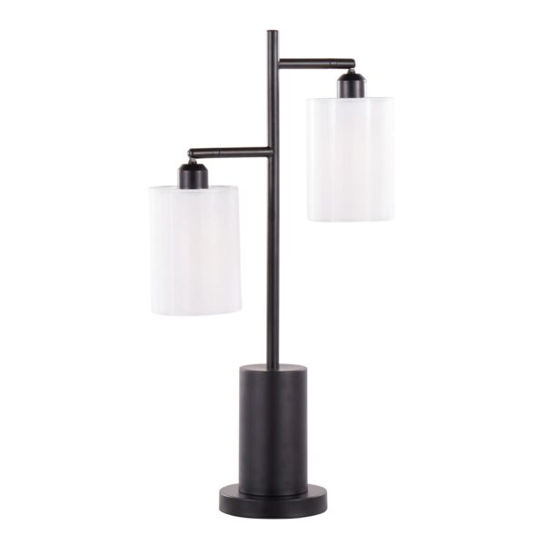 Cannes - Contemporary Table Lamp - Black / White