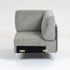 Modular Sectional Sofa Corner Seat, Middle Seat Module Couch - Gray - Image 4