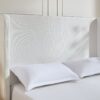 Harper - Queen Tall Headboard Upholstered Bed, High Headboard, Elegant Simplicity, No Box Spring Needed - Cream White - Image 6