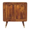 Avora - Brass Embossed 2 Door Cabinet - Brown / Golden - Image 9