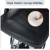 Classic Reclining Barber Chair Salon Chair For Hair Stylist With Heavy Duty Hydraulic Pump, 360° Rotation, Tattoo Chair Shampoo Beauty Salon Equipment, Max Load Weight 330 Lbs - Black - Image 8