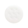 Yolanda - Round Upholstered Accent Ottoman - Almond White - Image 2