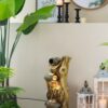Decorative 3 Tier Tree Trunk Fountain With Lights And Pump - Brown - Image 6