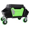 Heavy Duty Mechanic Stool With Wheels And Soft Rubber Cushion And 330Lbs Capacity - Green - Image 4