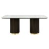 Clayten - Engineered Marble Top Dining Table - Marble - Image 2