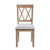 3 Piece Kitchen Dining Set With Drop Leaf Dining Table And 2 Dining Upholstered Chairs, Dining Room Set For Small Places - Natural - Image 14