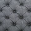 Hayes - Contemporary Armed Storage Bench With Rolled Arms And Button Tufting - Dark Gray - Image 3