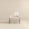 Cole - Comfortable Lounge Chair - Beige - Image 4