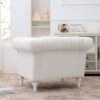 1 Seater Sofa - White - Image 3