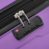 2 Piece Luggage Set With Bags Expanable Spinner Wheels ABS Lightweight Suitcase With Tsa Lock 20" / 28" - Purple - Image 15