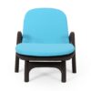 Mikael - Chaise Lounge With Cushion - Dark Brown - Image 7