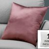 Pillows, Square, Insert Included, Decorative Throw, Hypoallergenic Polyester, Modern - Pink - Image 3