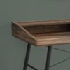 Computer Desk For Home Office, Laptop, Storage Shelves, Versatile Placement - Brown - Image 8