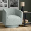 Bralin - Swivel, Accent Chair - Blue - Image 5
