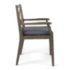 Perla - Dining Chair Set With Cushions 2 Piece - Dark Gray - Image 10