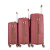 5 Piece Set (20"24"28 +A Travel Bag And A Toiletry Bag), Pp Hardshell Carry On Luggage Set With Tsa Lock Carry On Suitcase Luggage Durable Suitcase - Wine Red - Image 6