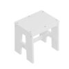 Twin Size Daybed With Storage Shelves And Lockers, Multi Functional Bed With Study Desk And Matching Stool - White - Image 14