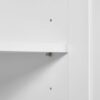 Tall Bathroom Storage Cabinet, With Two Doors And Drawers, Adjustable Shelf, MDF Board - White - Image 24
