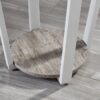 Elysian - Contemporary Round End Table With Shelf - Gray - Image 6