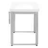 Computer Desk, Home Office, Standing, Adjustable, Laptop, Contemporary And Modern - White - Image 5
