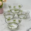 Palm Tree Style Acrylic Serving Bowls Unbreakable Small Bowls For Snacks Clear Bpa Free - Clear - Image 3