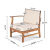 Perla - 5 Pieces Sofa Set - Cream - Image 5