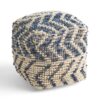 Alina - Wool And Cotton Pouf - Natural - Image 6