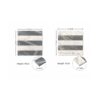 Waterjet Marble 2 Color Marble For Floor And Wall Polished Marble Tile Stone 1 Box Each Pattern 4 Pieces - White / Gray - Image 4