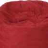 Comfortable High Density Shredded Foam Bean Bag Chair For Kids And Adults With Removable Microsuede Cover - Chinese Red - Image 5