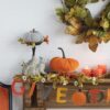 Velvet Weighted Pumpkin Ornament Decor For Holiday Harvest Festival Fall Festival & Thanksgiving (Set of 2) - Orange - Image 3