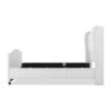 Marcella - Queen Upholstered Shelter Headboard Bed Set - Bright White - Image 2