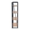 Dakota - Contemporary Bookcase - Black / Natural - Image 2
