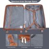 5 Piece Set (20"24"28 +A Travel Bag And A Toiletry Bag), Pp Hardshell Carry On Luggage Set With Tsa Lock Carry On Suitcase Luggage Durable Suitcase - Dark Gray - Image 7