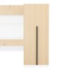 2 Door Storage Desk Wardrobe For Bedroom With Shelves And Drawers - Natural - Image 11