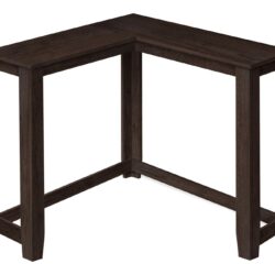 Corner Accent Console Table For Entryway, Contemporary & Modern - Espresso