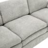 Cozy Upholstered Loveseat Sofa Oversized Comfy Comfy Cloud Sofa Double Cushion Loveseat Sofa Plush Cushion Sofa Couch For Living Room - Light Gray - Image 23