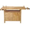 Wood Workbench For Garage Workshop And Home - Natural - Image 14