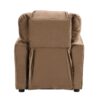 Kids Recliner Chair, Kids Upholstered Couch With One Cup Holder, Toddlers Recliner With Headrest And Footrest - Brown - Image 9