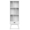 Draper - Mid Century Bookcase And Storage Unit - White - Image 2