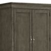 Elegant Traditional Armoire - Gray - Image 3