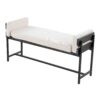 Kari - Farmhouse Bench - Black / Gray / Cream - Image 3