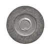 Transitional Outdoor 32" Round Propane Fire Pit Table, Lightweight Concrete Construction - Stone Gray - Image 13