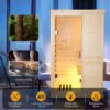 Single Person Spruce Far Infrared Sauna Hair - Natural - Image 4