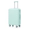 Set 3 Pieces 20" / 24" / 28" Abs Spinner Wheel Luggage, Matching Color, With Combination Lock - Mint Green - Image 27