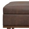 Shiloh - Square Storage Ottoman - Brown - Image 4