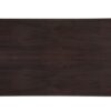 Drop Leaf Table With 4 Stools - Dark Brown - Image 6