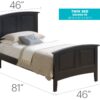 Twin Bed - Black - Image 5