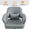 Elegant Barber Chair, Salon Chair For Hair Stylis, With Heavy Duty Hydraulic Pump Adjustable Barber Chair For Beauty Salon Spa Equipment - Gray - Image 7